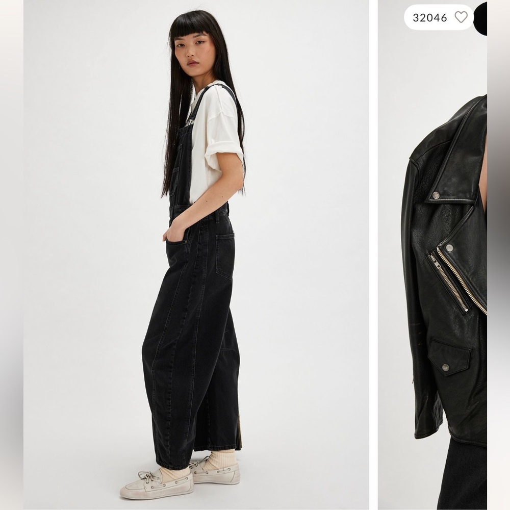 We The Free Good Luck Barrel Overalls (sound wave) - Picture 3 of 5